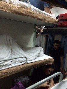 Railway bunks