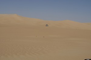 Dunes with Team M for scale