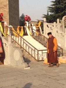 Monk at the Pagoda