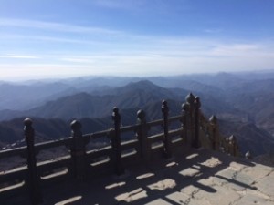 View from Golden Peak of Wudang Mountain