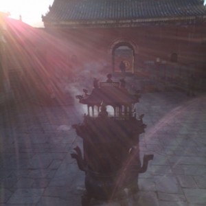 Incense at the Fu Zhen Temple