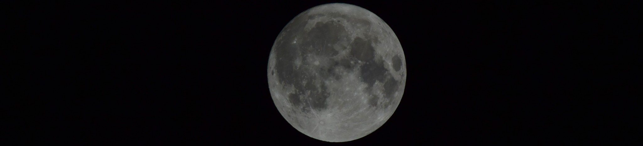 A beautiful Autumnal moon on a crisp clear night