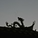 Temple Dragon looks to the sky