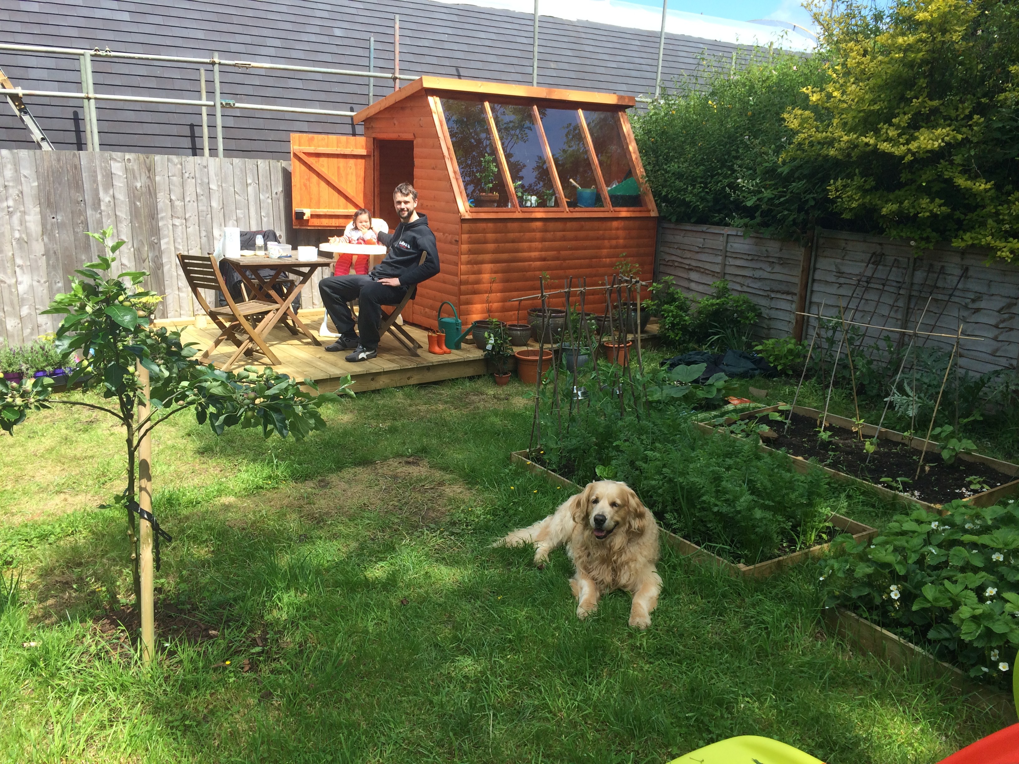 Instructor Danil Mikhailov in his garden